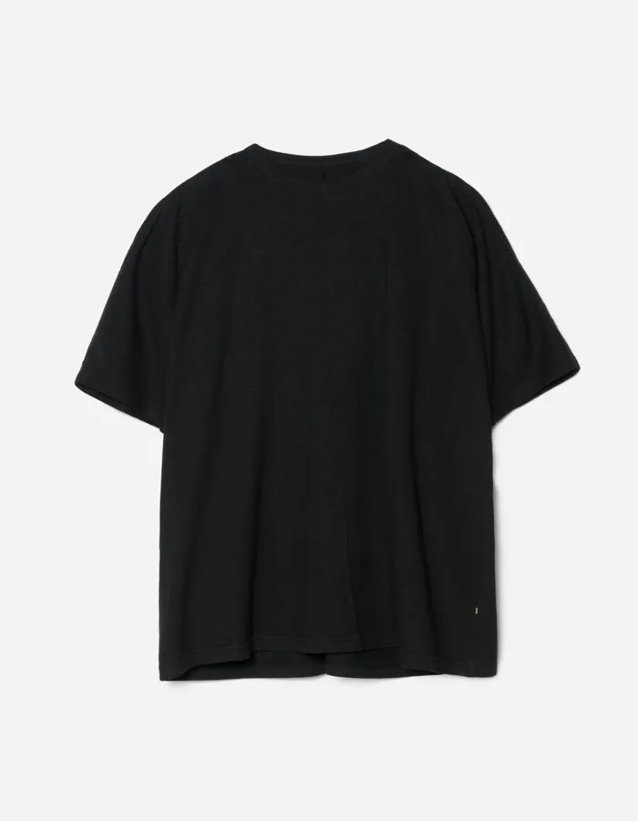 Maharishi Short Sleeve TShirts 5234 Hemp Cross Oversized TShirt Black 8211 Men