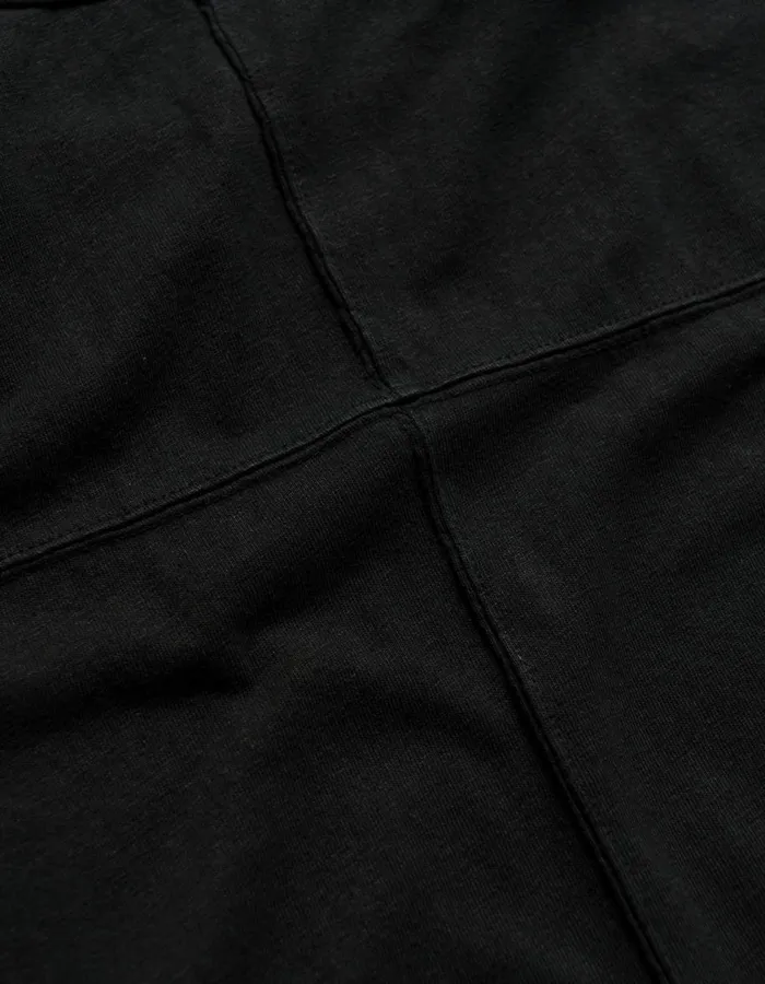 Maharishi Short Sleeve TShirts 5234 Hemp Cross Oversized TShirt Black 8211 Men