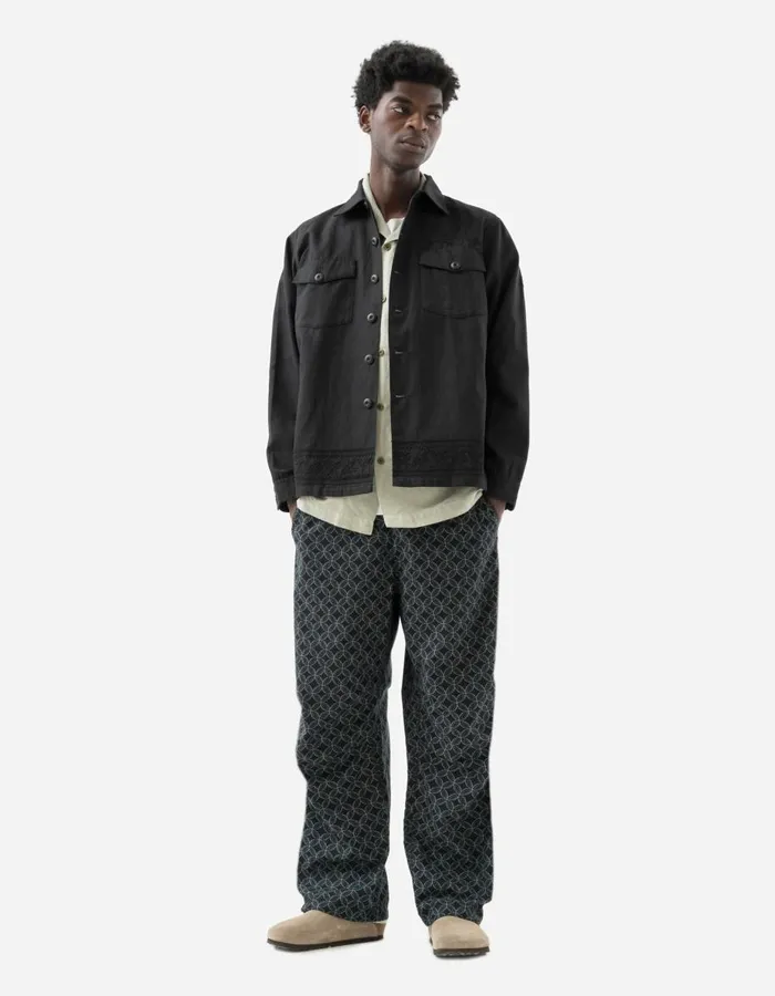 Maharishi Track Pants 5208 Wagara Asym Loose Track Pants Black 8211 Men