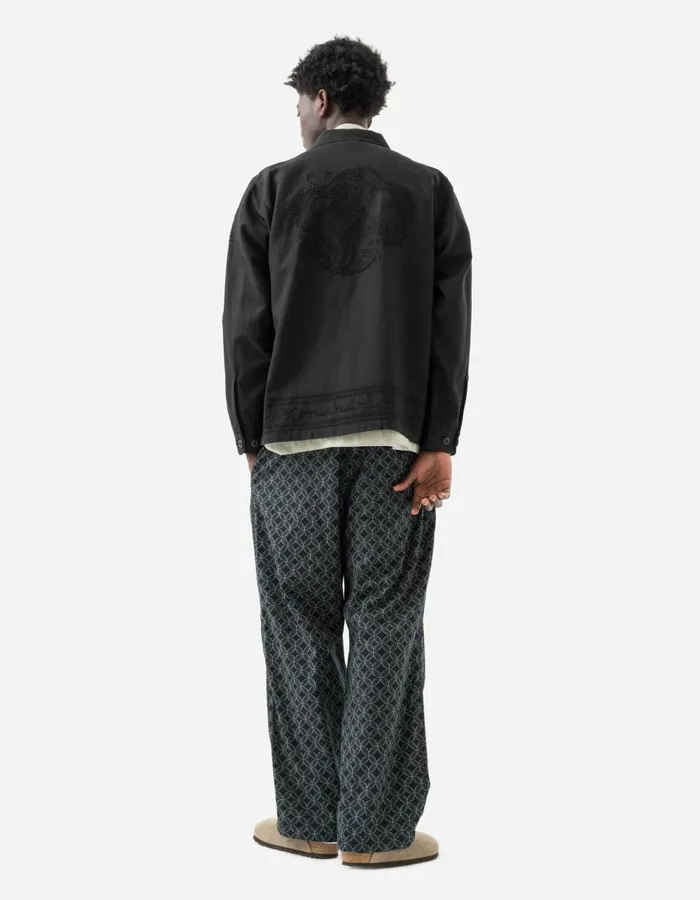 Maharishi Track Pants 5208 Wagara Asym Loose Track Pants Black 8211 Men