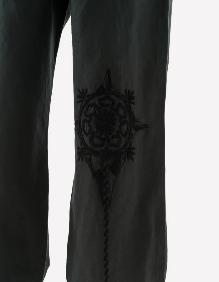 Maharishi Track Pants 5240 Thar Desert Hemp Track Pants Black 8211 Men