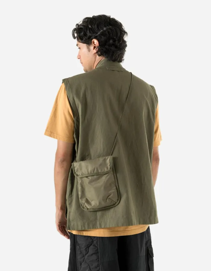 Maharishi Vests 5201 Hemp Utility Vest Olive OG107F 8211 Men