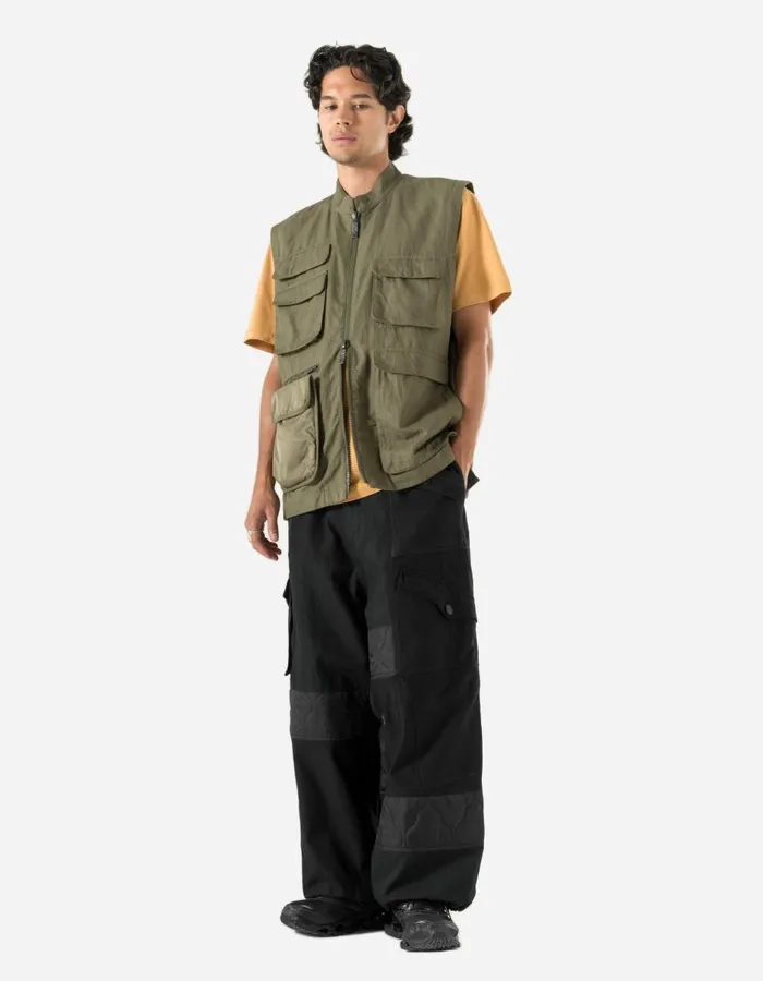 Maharishi Vests 5201 Hemp Utility Vest Olive OG107F 8211 Men