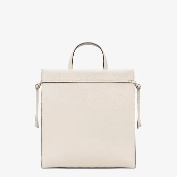 Man Beige Leather Bag Beige Fendi Tote Bags