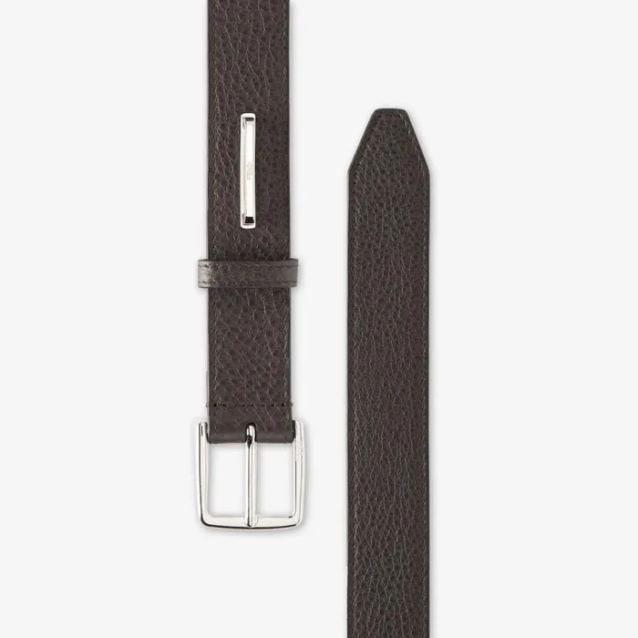 Man Brown Leather Belt Brown Fendi Belts