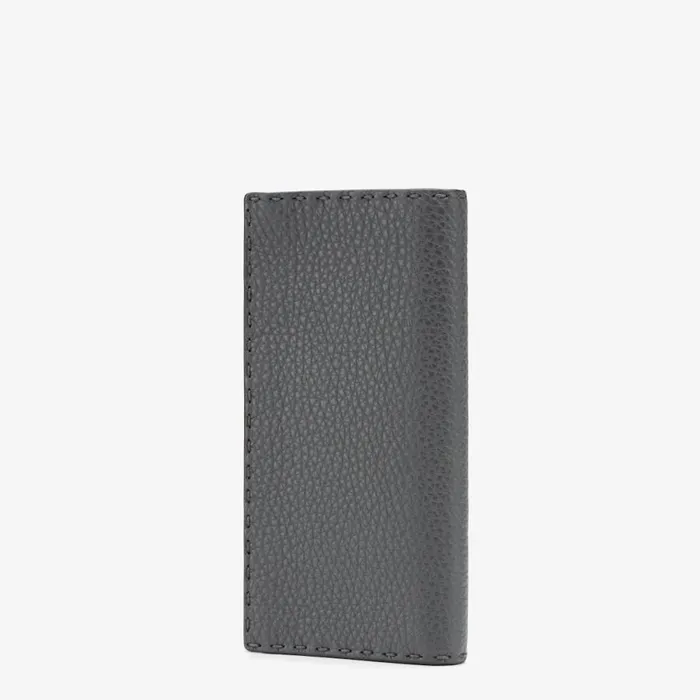 Man Continental In Grey Roman Leather Grey Fendi Wallets