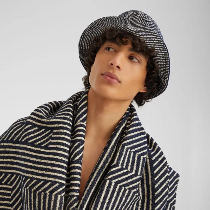 Man Multicolour Terry Bucket Hat Multicolour Fendi Hats and Gloves
