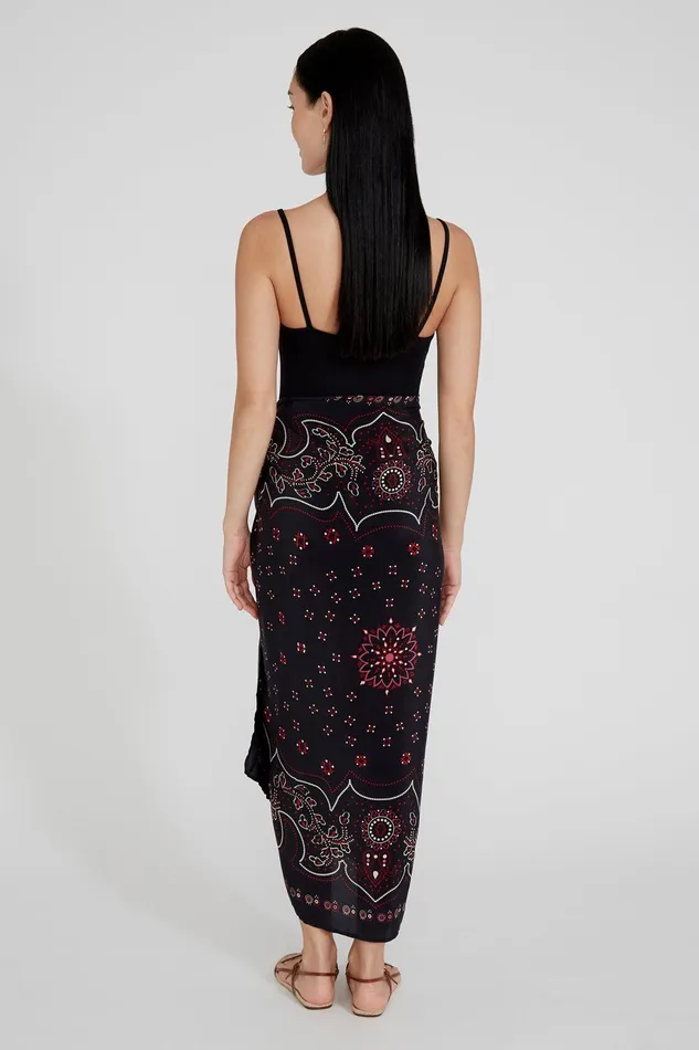 Mandala Sarong Black Women Chan Luu Bottoms