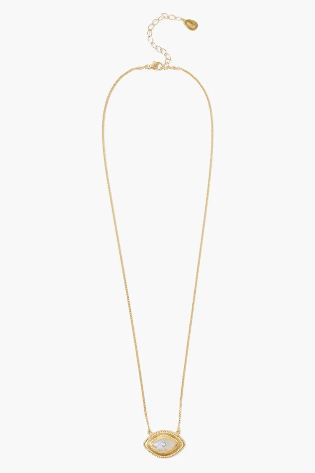 Mariya Evil Eye Necklace Moonstone Women Chan Luu Necklaces