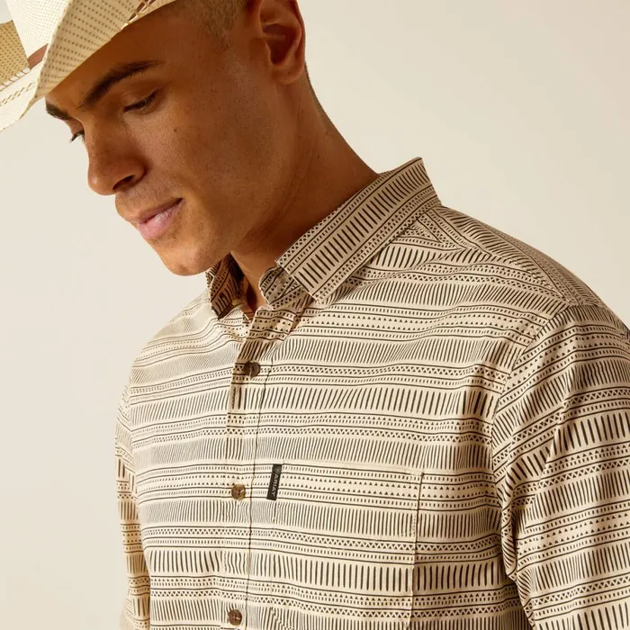 Marvin Stretch Modern Fit Shirt Sandshell Men Ariat Button Down Shirts Marvin Stretch Modern Fit Shirt Sandshell Men Ariat Button Down Shirts