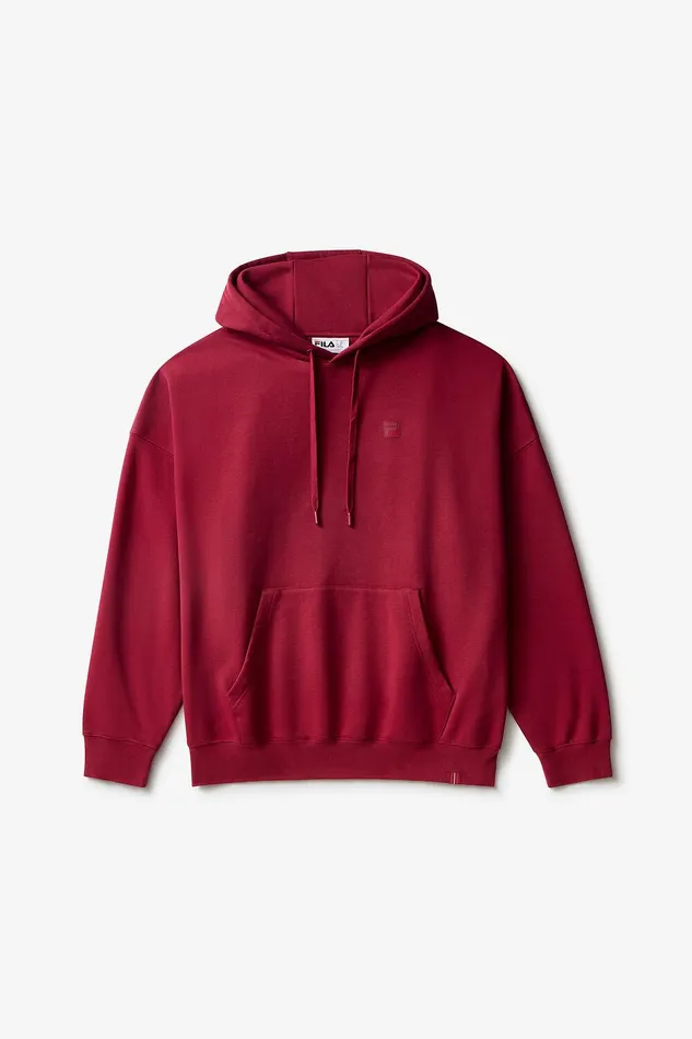 Matching Sets Men Fila Apex Oversized Hoodie 600 Tibetan Red