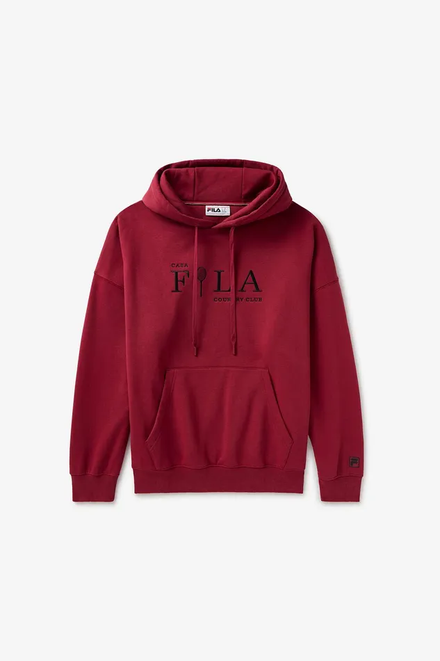 Matching Sets Men Fila Casa Fila Country Club Hoodie 600 Tibetan Red