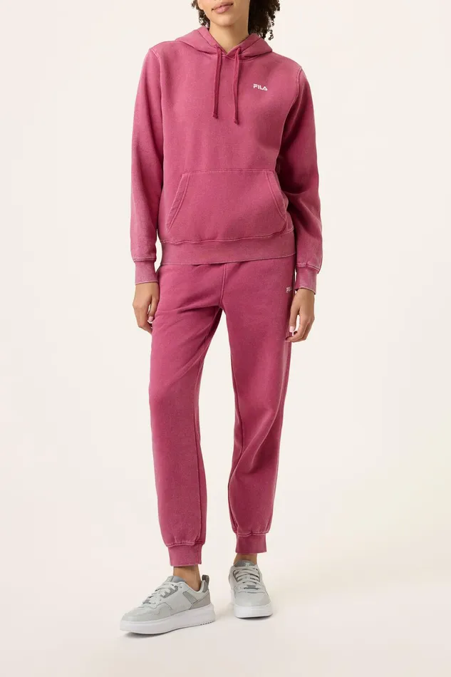 Matching Sets Women Fila Sportstyle Linear Logo Hoodie 662 Malagagardenia