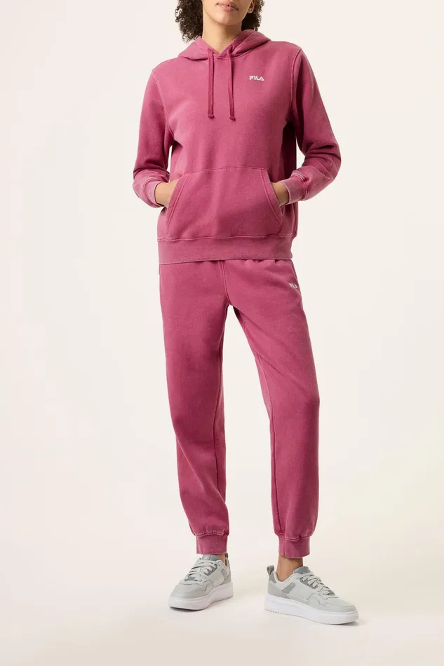 Matching Sets Women Fila Sportstyle Linear Logo Hoodie 662 Malagagardenia