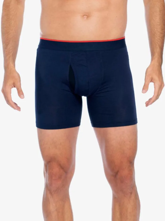 Men 3PK BOXER BRIEFS Navy Robert Graham Pajamas and Underwear