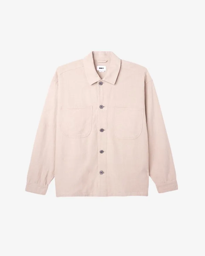 Men ANTONIO UTILITY SHIRT JACKET Recon Army OBEY Clothing JACKETS
