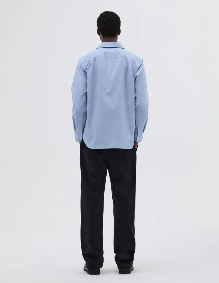 Men Basic Shirt Pale Blue Margaret Howell Shirts