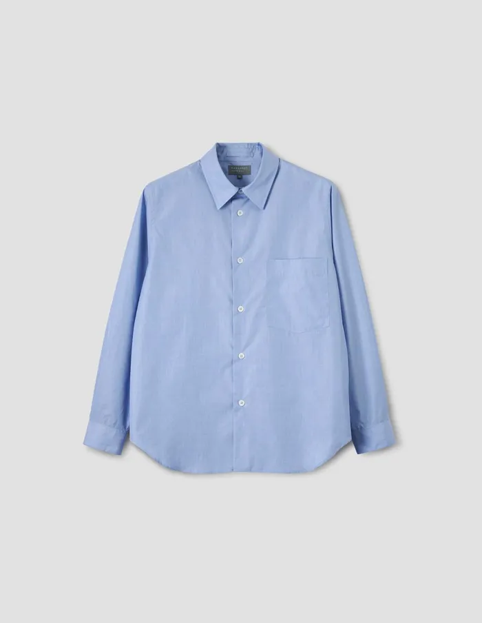 Men Basic Shirt Pale Blue Margaret Howell Shirts
