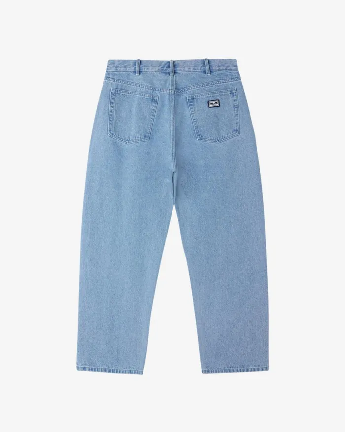 Men BIGWIG BAGGY DENIM Light Indigo OBEY Clothing Denim
