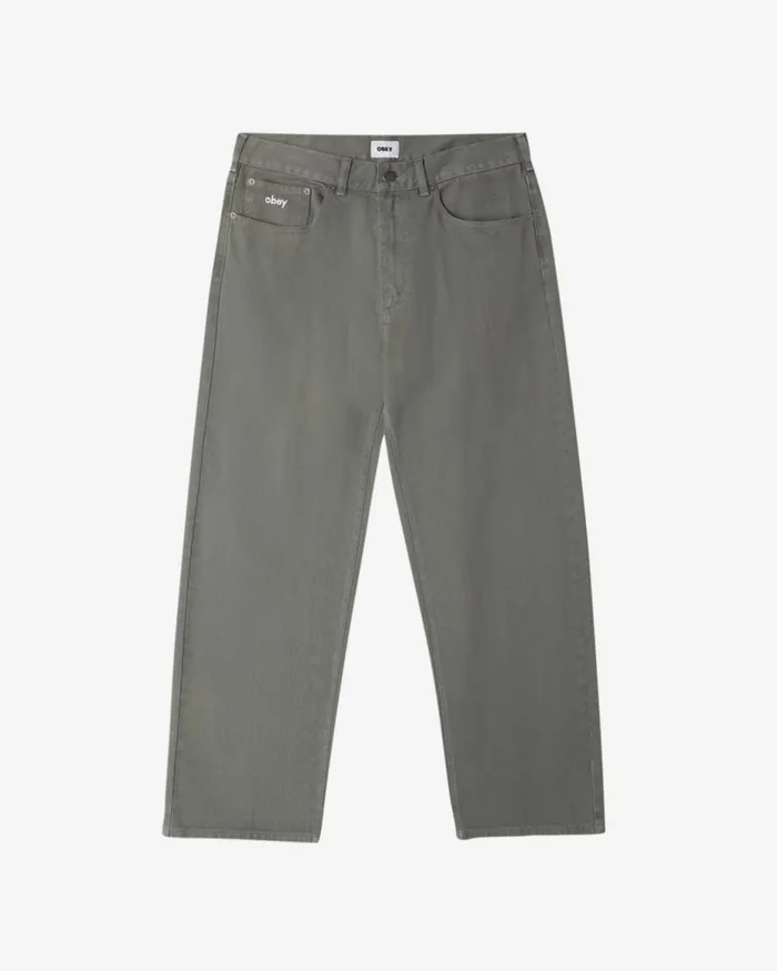 Men BIGWIG BAGGY DENIM Light Indigo OBEY Clothing Denim