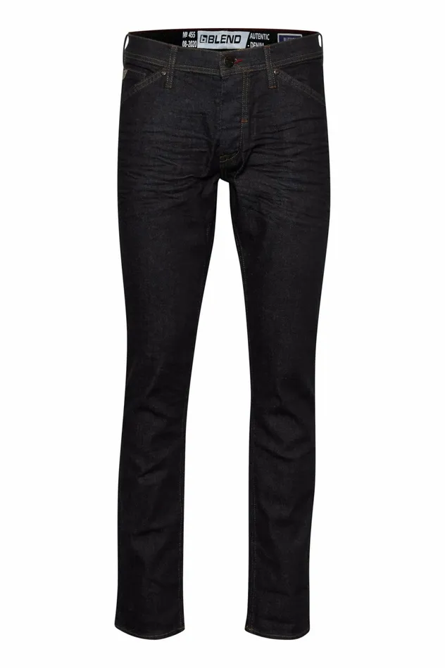 Men Blizzard Fit Blend Jeans Denim Raw Blue