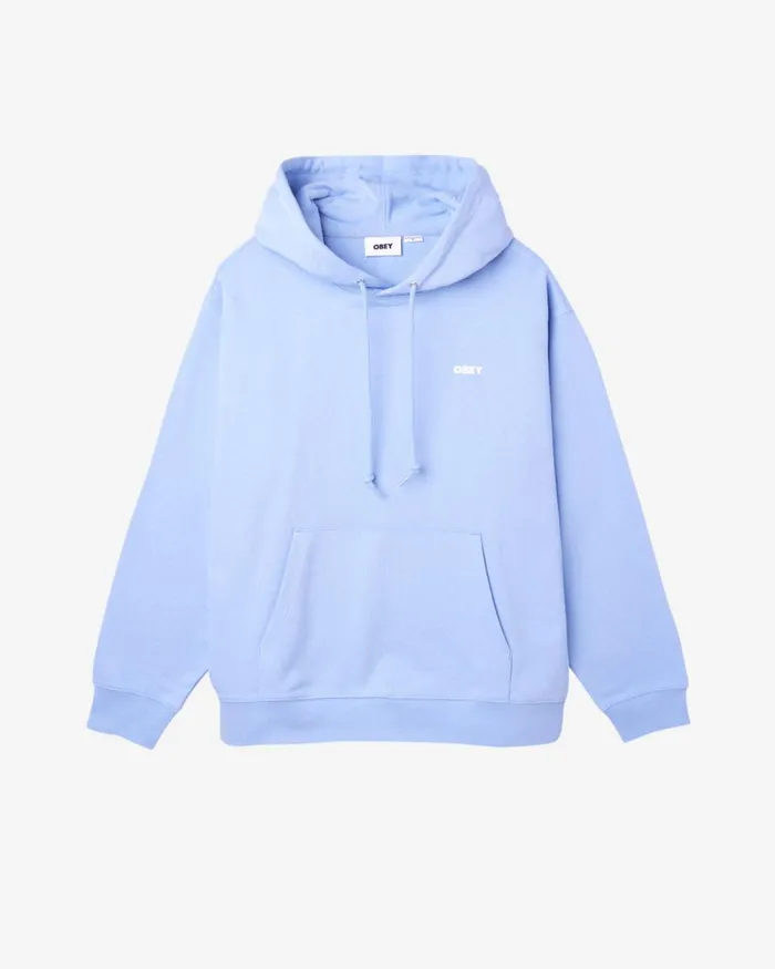Men BOLD HEAVYWEIGHT PULLOVER Hydrangea OBEY Clothing SWEATSHIRTS