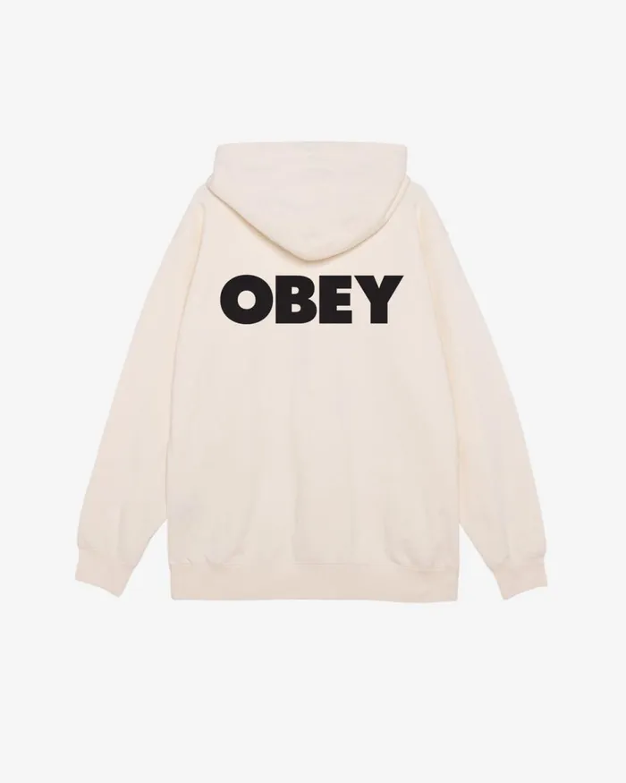 Men BOLD HEAVYWEIGHT PULLOVER Hydrangea OBEY Clothing SWEATSHIRTS