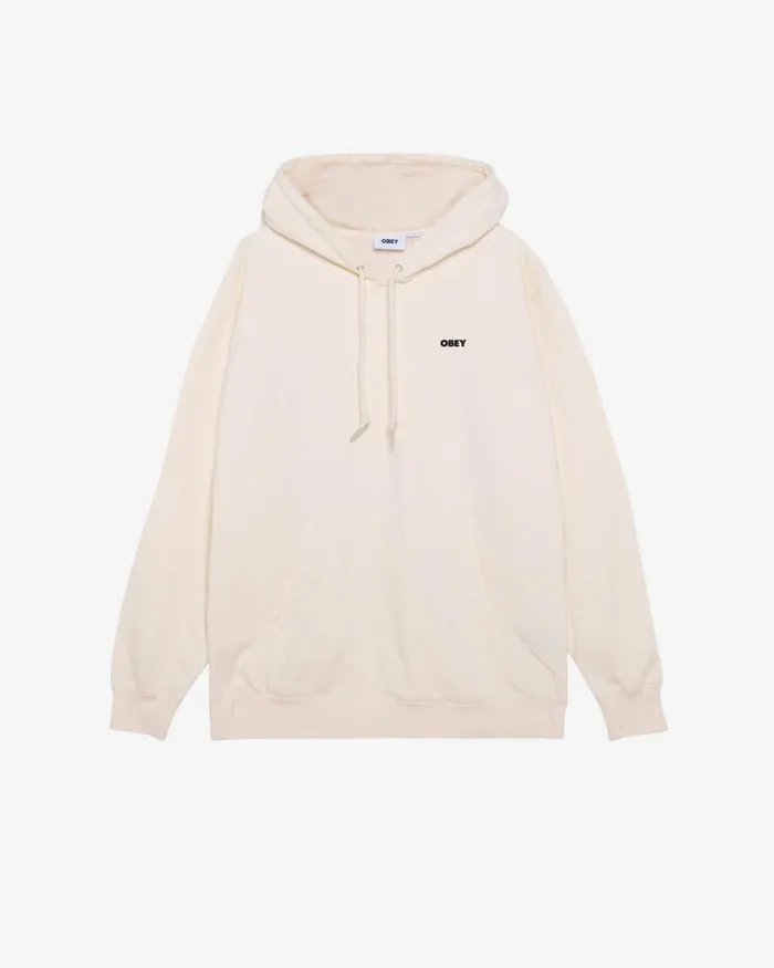 Men BOLD HEAVYWEIGHT PULLOVER Hydrangea OBEY Clothing SWEATSHIRTS