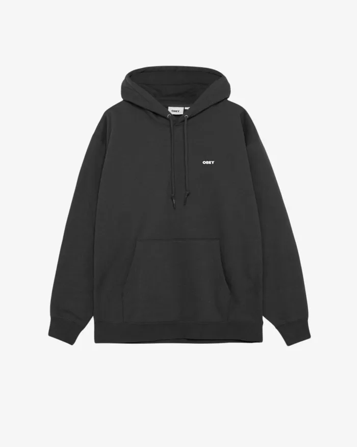 Men BOLD HEAVYWEIGHT PULLOVER Hydrangea OBEY Clothing SWEATSHIRTS