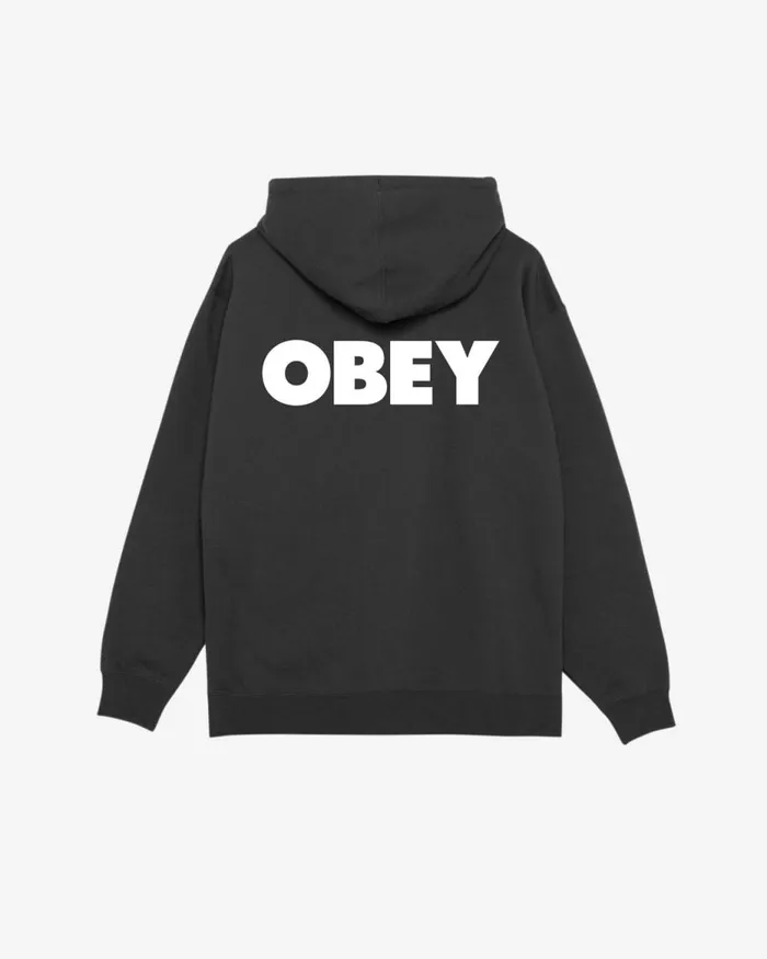Men BOLD HEAVYWEIGHT PULLOVER Hydrangea OBEY Clothing SWEATSHIRTS