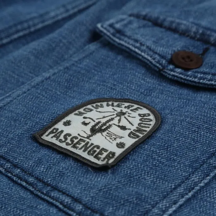 Men Bottoms Passenger Pine Recycled Cotton Cord Shorts Washed Denim Washed Denim