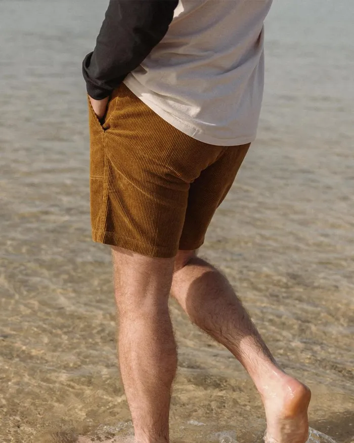 Men Bottoms Passenger Topanga Cord Shorts Tapenade Tapenade