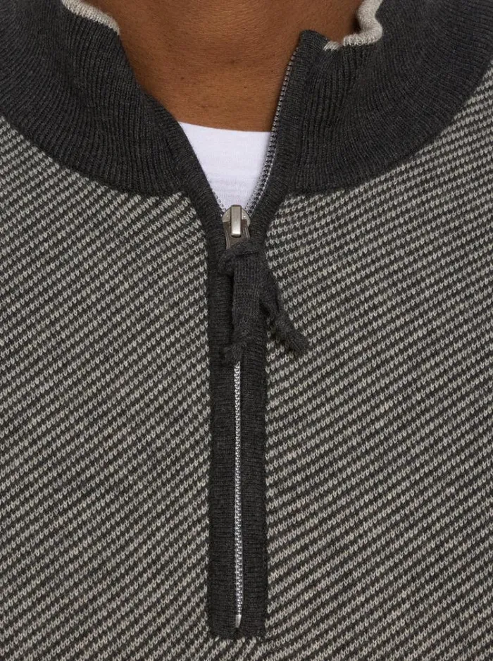 Men CALABRIA SWEATER Grey Robert Graham Sweaters and Knits