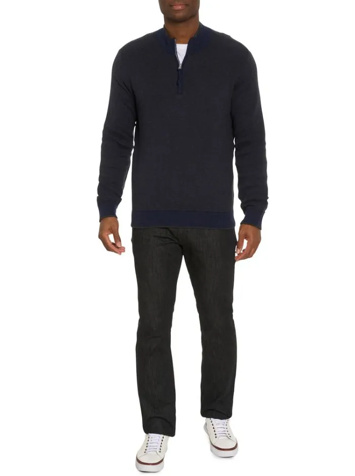 Men CALABRIA SWEATER Grey Robert Graham Sweaters and Knits