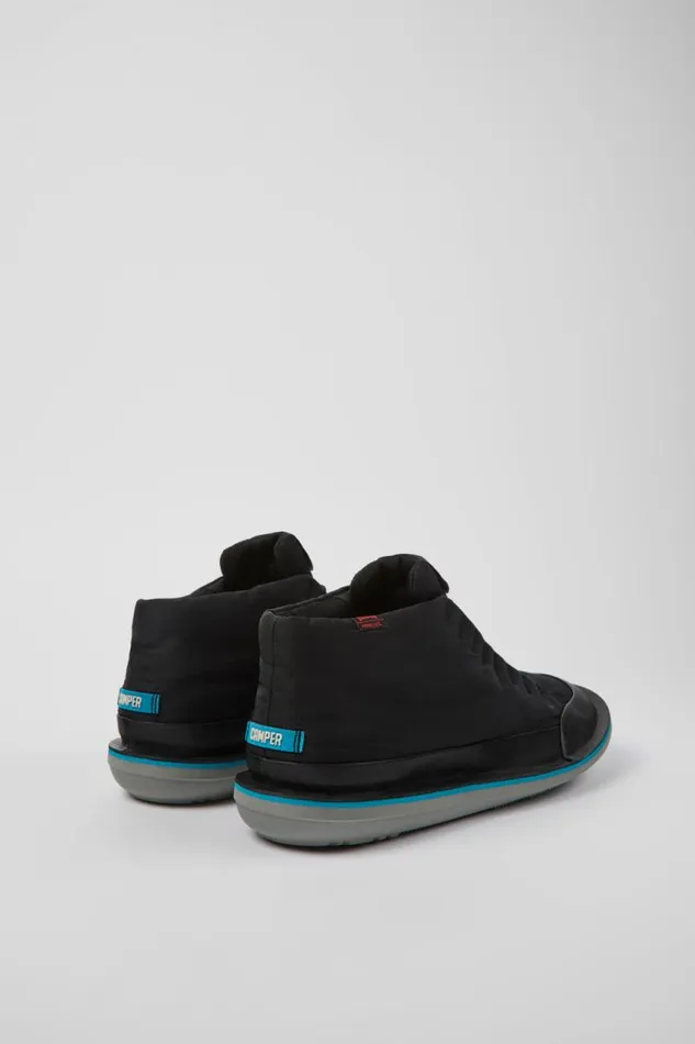 Men Camper Ankle Boots Beetle PrimaLoft Black Textile And Nubuck Ankle Boots Men Camper Ankle Boots Beetle PrimaLoft Black Textile And Nubuck Ankle Boots