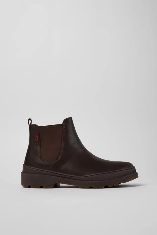 Men Camper Ankle Boots Brutus Trek HYDROSHIELD MICHELIN Brown Leather Ankle Boots Men Camper Ankle Boots Brutus Trek HYDROSHIELD MICHELIN Brown Leather Ankle Boots