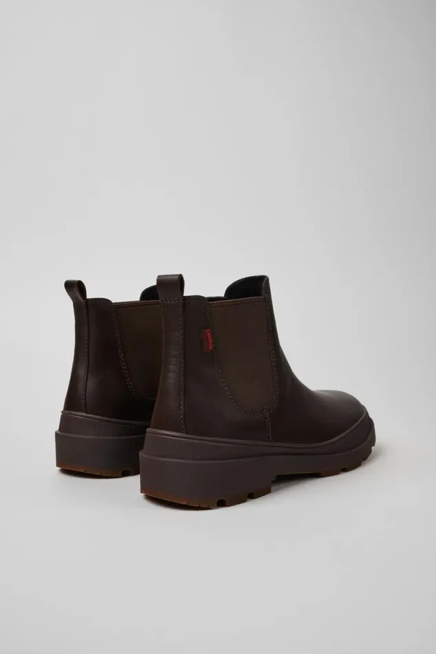 Men Camper Ankle Boots Brutus Trek HYDROSHIELD MICHELIN Brown Leather Ankle Boots Men Camper Ankle Boots Brutus Trek HYDROSHIELD MICHELIN Brown Leather Ankle Boots