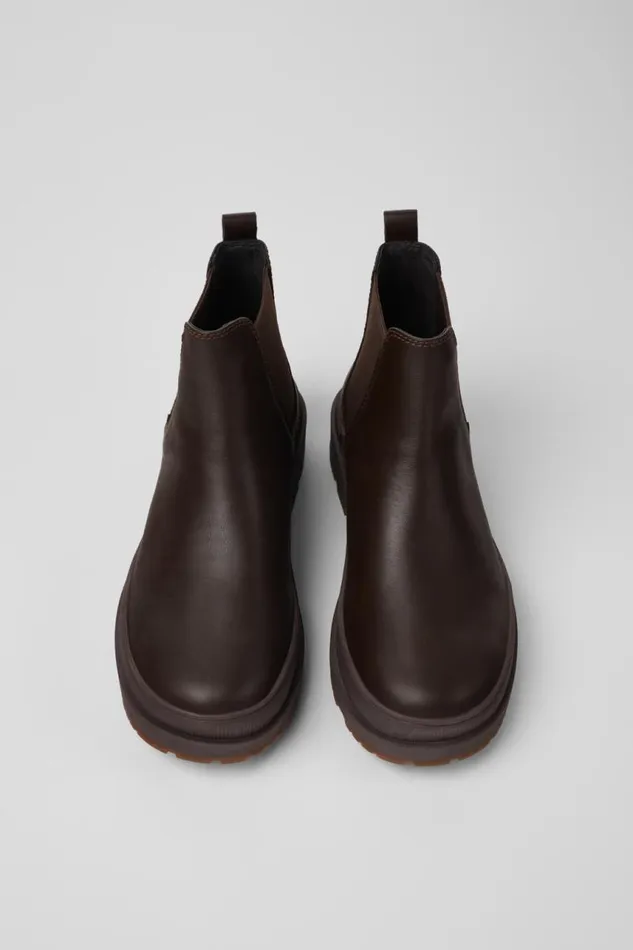 Men Camper Ankle Boots Brutus Trek HYDROSHIELD MICHELIN Brown Leather Ankle Boots Men Camper Ankle Boots Brutus Trek HYDROSHIELD MICHELIN Brown Leather Ankle Boots