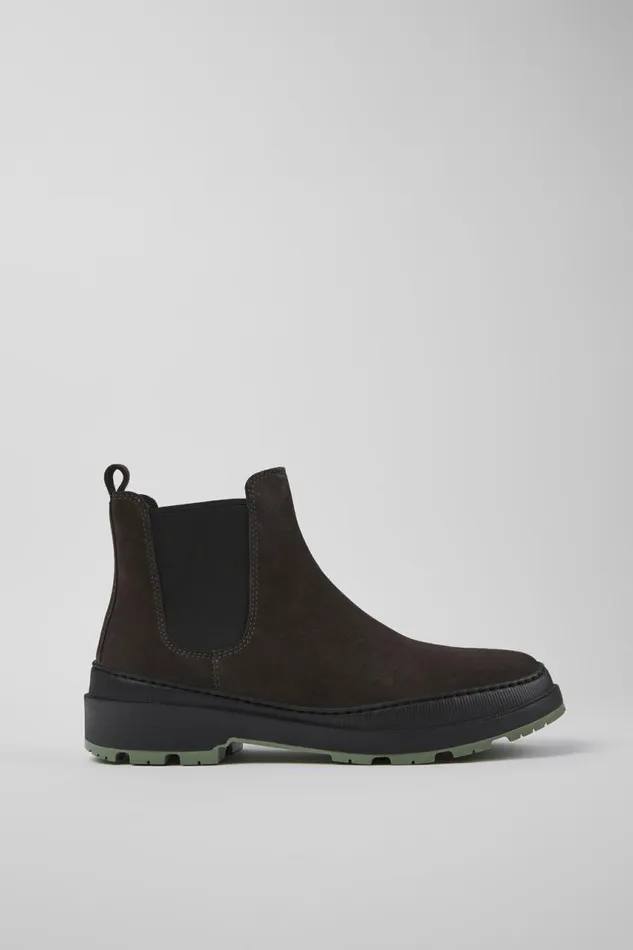 Men Camper Ankle Boots Brutus Trek MICHELIN Gray Nubuck Ankle Boots Men Camper Ankle Boots Brutus Trek MICHELIN Gray Nubuck Ankle Boots