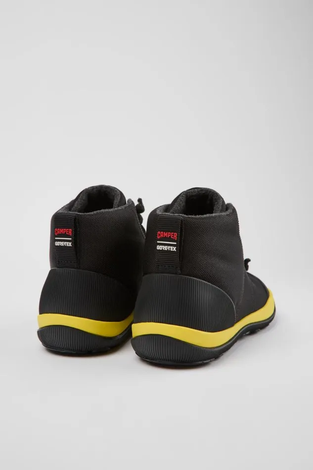 Men Camper Ankle Boots Peu Pista GORETEX Black Textile Ankle Boots Men Camper Ankle Boots Peu Pista GORETEX Black Textile Ankle Boots