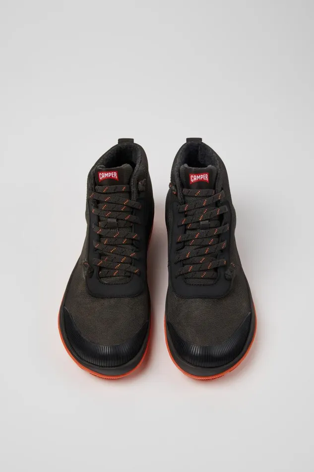 Men Camper Ankle Boots Peu Pista GORETEX Gray Textile Ankle Boots Men Camper Ankle Boots Peu Pista GORETEX Gray Textile Ankle Boots