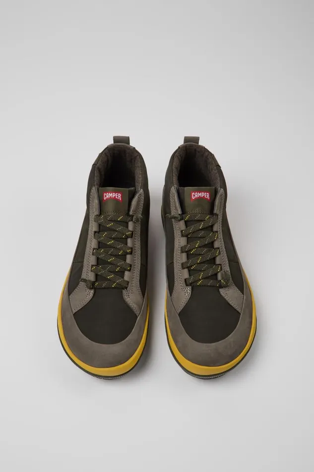 Men Camper Ankle Boots Peu Pista Green Ankle Boots Men Camper Ankle Boots Peu Pista Green Ankle Boots
