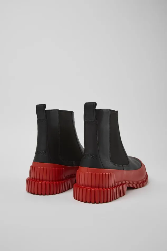 Men Camper Ankle Boots Pix Black Leather Chelsea Bootie Men Camper Ankle Boots Pix Black Leather Chelsea Bootie