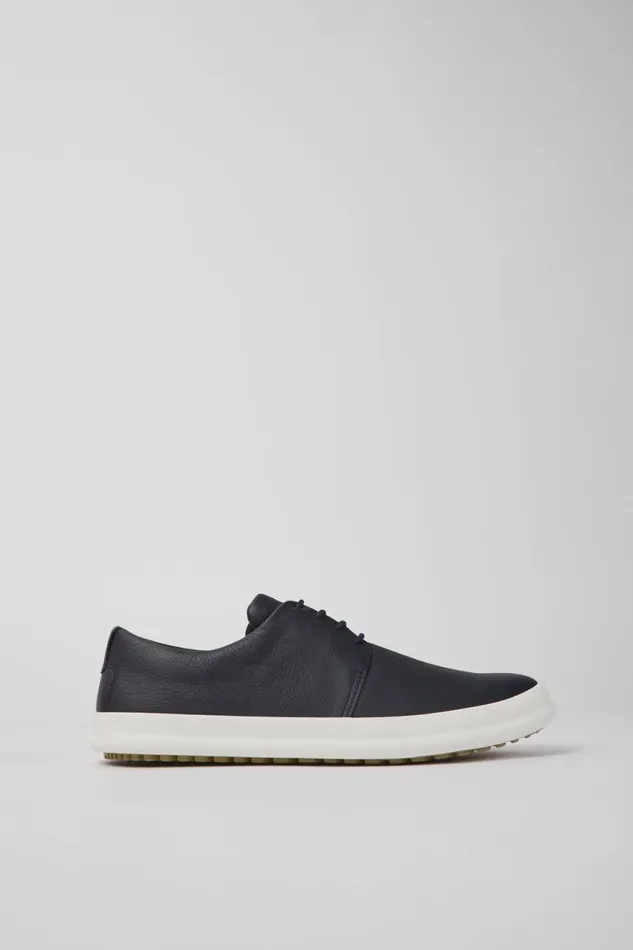 Men Camper Casual Shoes Chasis Blue Leather Shoes Men Camper Casual Shoes Chasis Blue Leather Shoes