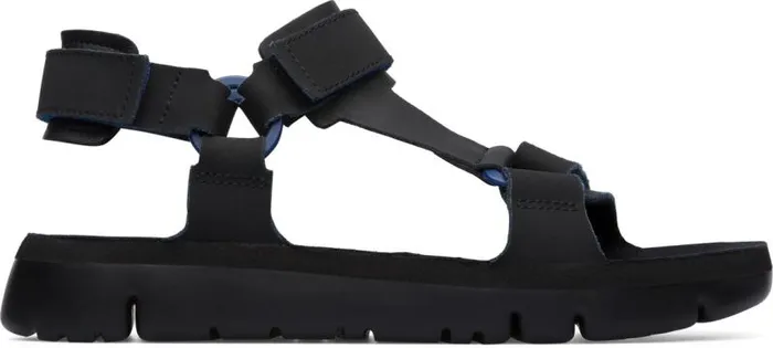 Men Camper Casual Shoes Oruga Black Sporty Strap Sandal Men Camper Casual Shoes Oruga Black Sporty Strap Sandal