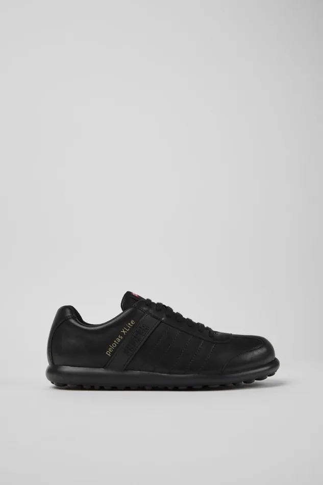 Men Camper Casual Shoes Pelotas XLite Black Leather Shoes
