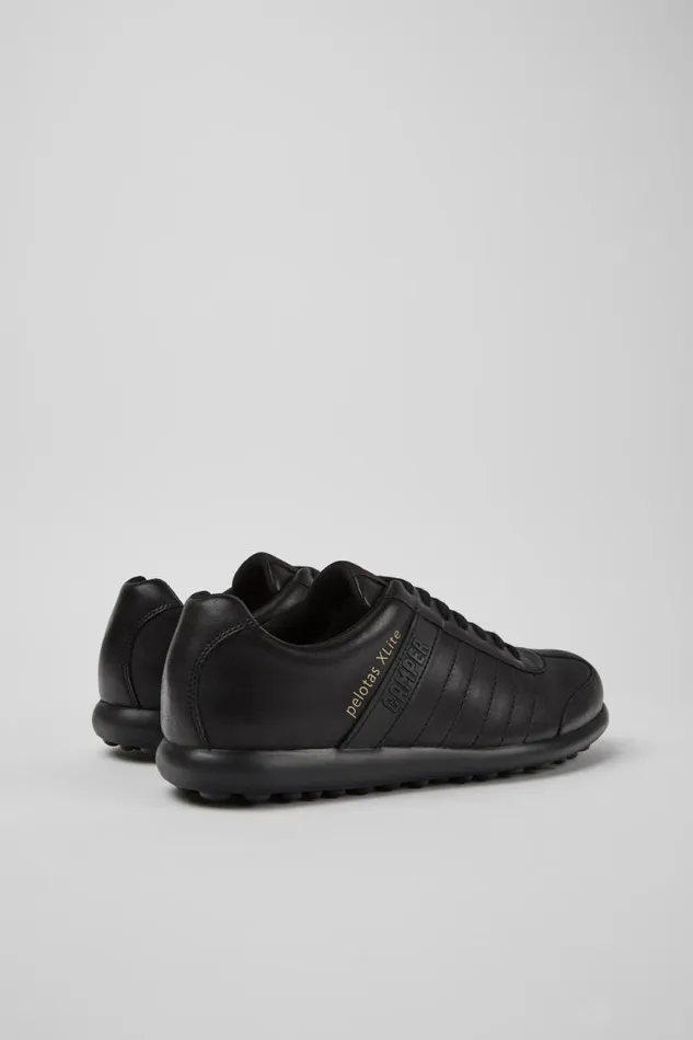 Men Camper Casual Shoes Pelotas XLite Black Leather Shoes