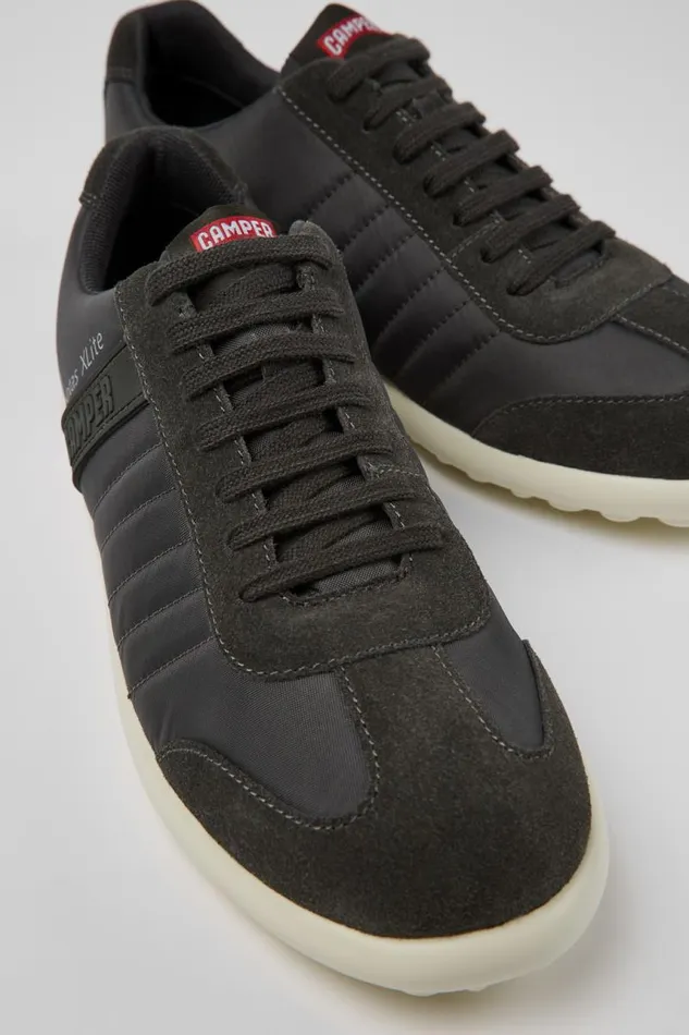 Men Camper Casual Shoes Pelotas XLite Gray TextileNubuck Oxford Sneaker