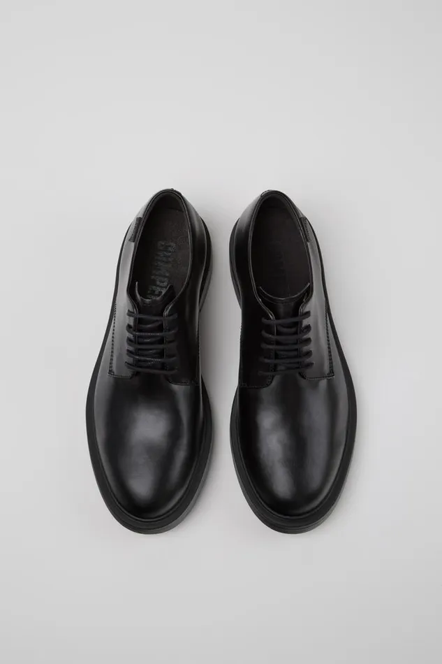 Men Camper Formal Shoes Dean Black Leather Shoes Men Camper Formal Shoes Dean Black Leather Shoes