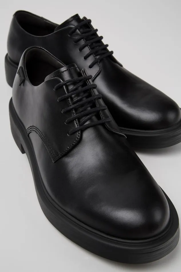 Men Camper Formal Shoes Dean Black Leather Shoes Men Camper Formal Shoes Dean Black Leather Shoes